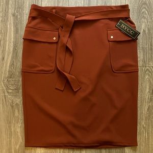 Brand new NYCC, burnt orange, skirt